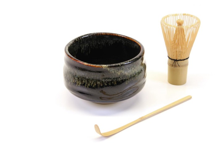 Matchaschale Set Yuzu Tenmoku