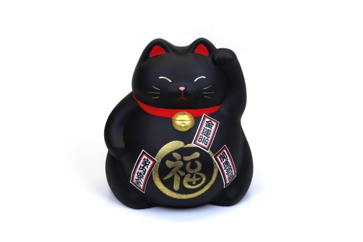 Manekineko schwarz groß