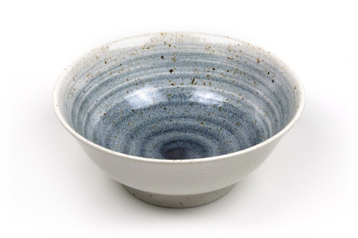 Ramen-Schale blau weiß