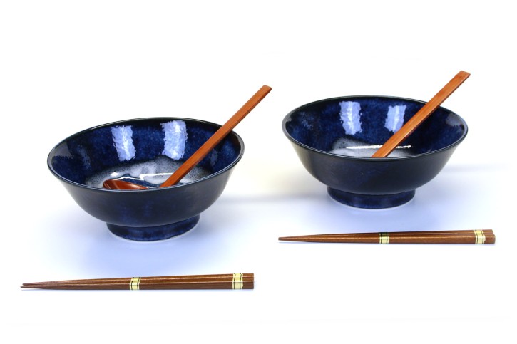 Ramen-Schalen-Set »Kumo« blau