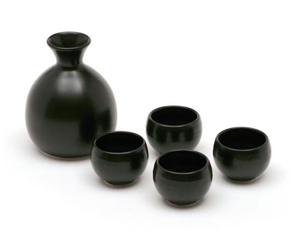 Sake Set schwarz