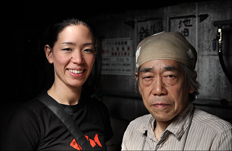 Mika Morita und Meister Ikeda