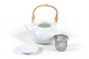 Japanische Teekanne shiro weiß