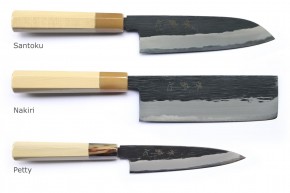 Messer-Set Togashi Black & Messerblock »morita« dunkel