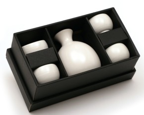 Sake Set weiß