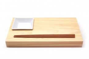 Sushi-Brett Zen aus Hinoki-Holz